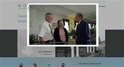 Desktop Screenshot of moserfuneralhome.com